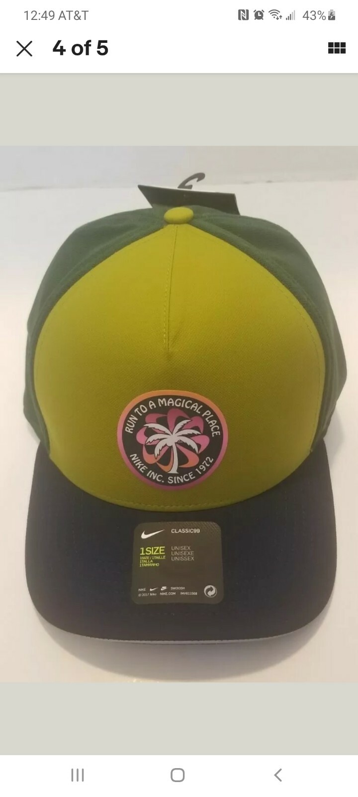 nike magical place trucker cap