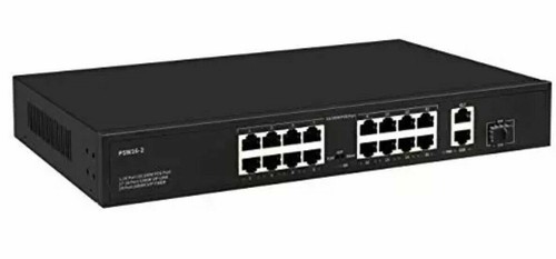 16 Port PoE Switch W/ 2 Gigabit Uplink Ports, POE Plus Up To 30W Per Port - Picture 3 of 4