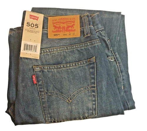 LEVIS 505 Regular Fit Boys Blue Jeans 