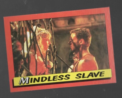 1984 Topps Indiana Jones & The TEMPLE OF DOOM  #46 MINDLESS SLAVE