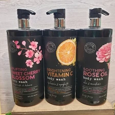3x Botanical Spa Therapy Body Washes - 3 Scents - 960ml/32 oz