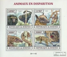 Burundi 3308-3311 Sheetlet (complete. issue) unmounted mint / never hinged 2013 