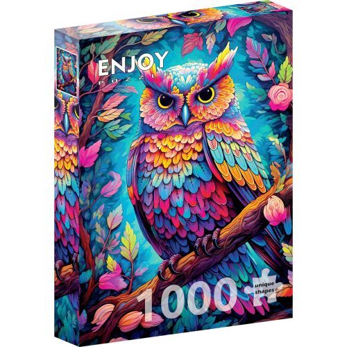 Enjoy Puzzle NJP2224 Puzzle 1000 pezzi - Dazzling Owl