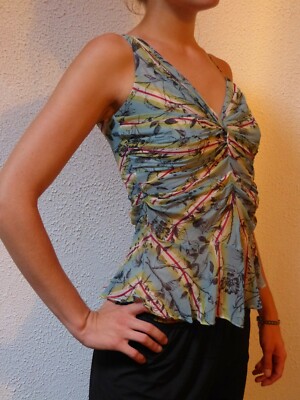 **DVF** Diane Von Fürstenberg Top 100% Seide/Silk