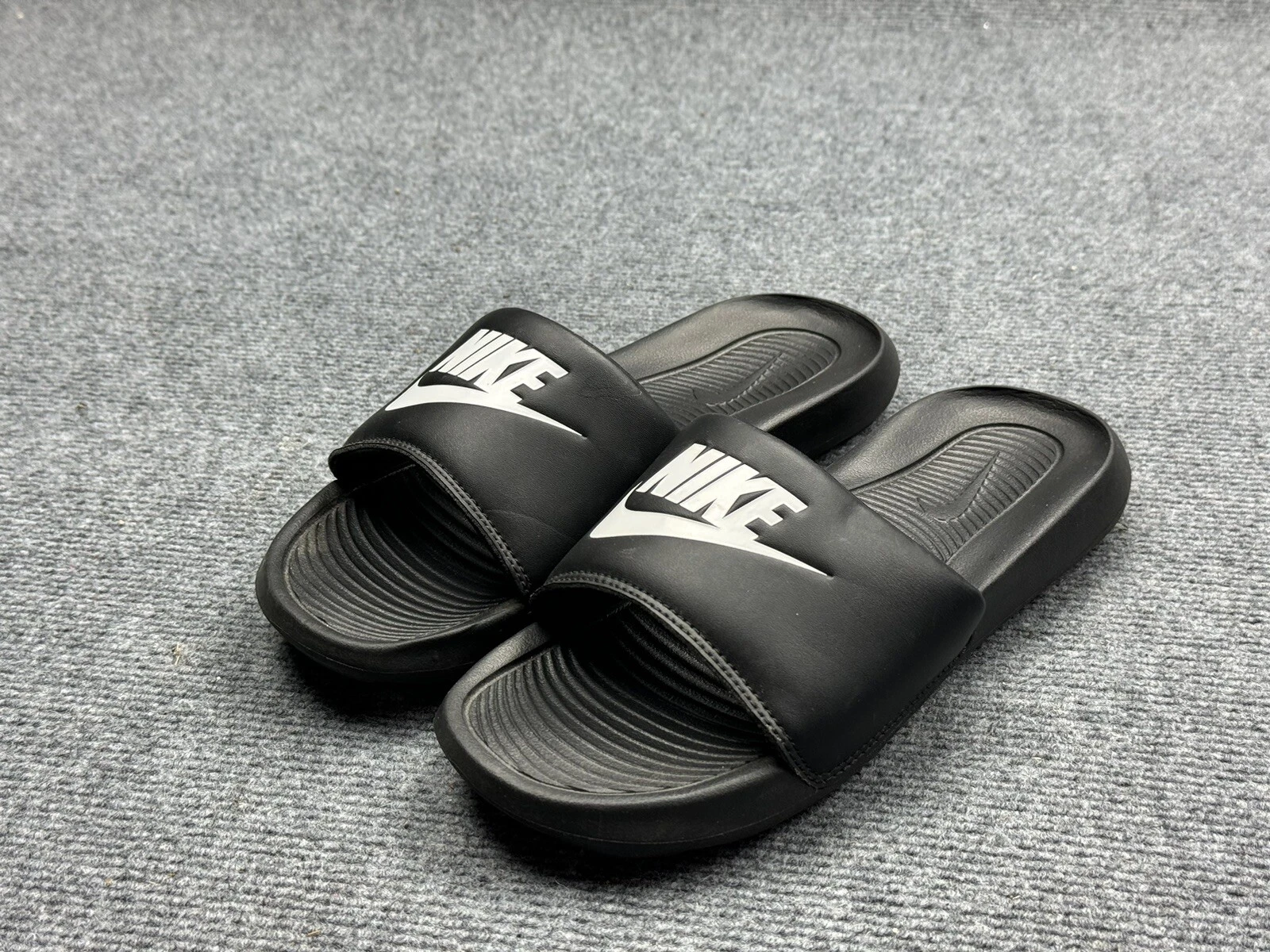 Nike Slides sandalo uomo taglia 6 nero bianco CN9675 002 sandalo sportivo casual