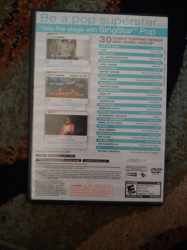 PlayStation 2 PS2 Singstar Video Game Lot Of 4 Complete Rocks Pop Country Amped - Picture 11 of 18
