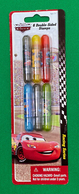 Disney Pixar Cars Double-Sided Stamps Racing Series 2009 The World Of Cars Rare