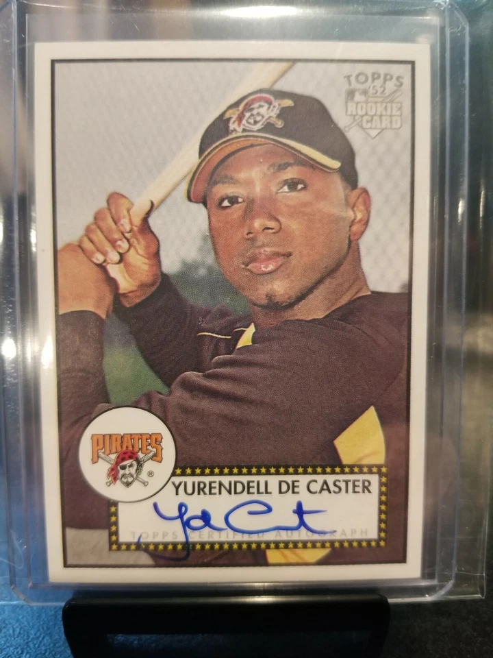 2006 YURENDELL DE CASTER TOPPS 52 "AUTO" ROOKIE #52S-YD. GEM. - Image 3 of 4