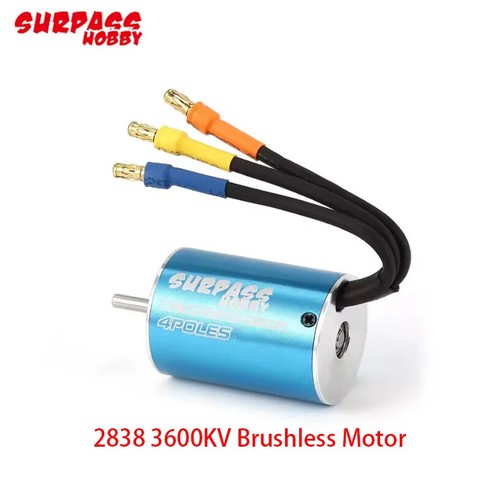 Surpass Hobby 2838 3200-6200KV Brushless Motor 35A ESC for 1/14 1/16 RC Car - Picture 14 of 40