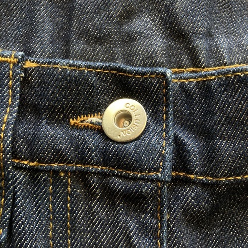Collusion Mens Jeans Size 26L Blue Wide Leg Baggy Skater Waist 26 Leg 34 Inch - Picture 4 of 12