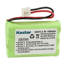 Kastar Ni-MH Battery 3.6V AAA 1050mAh Replace for Y7500 Y7520 Unitech D0612VO00