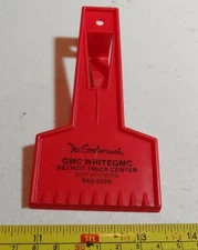Vintage Mr Goodwrench GMC Detroit Truck Center Advertising Car Window Scraper