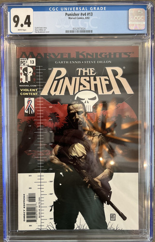The Punisher V4 #13 (2002) CGC 9.4 WP - Garth Ennis story - Rare