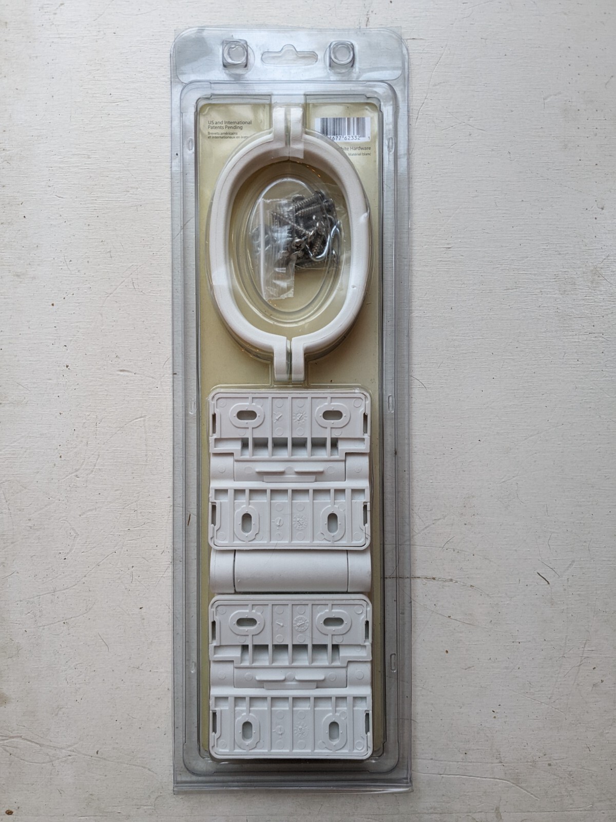 Screen Tight White Finish Heavy Duty Screen Door Gate Poly Hardware Kit