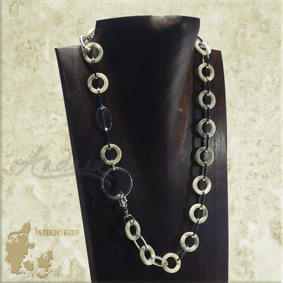 DYRBERG/KERN of Denmark ULI Collection IP Steel Plated Necklace 26 inch 55 g