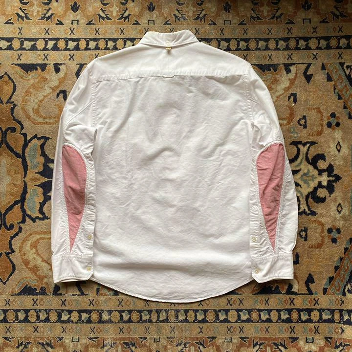 VISVIM ALBACORE L/S Shirt GIZA VS0001345 Size S White?~Pink Used