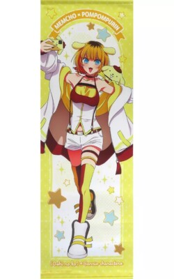 Big Tapestry Wall scroll] Mem-Cho Pompompurin Oshi no Ko Sanrio