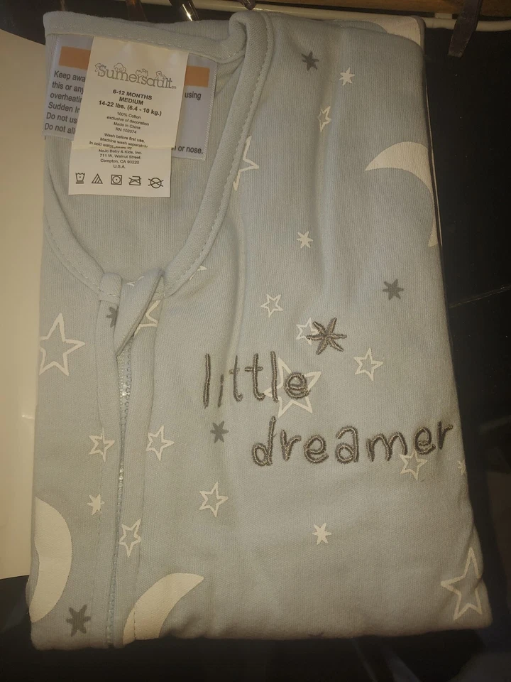 Cobertor azul bebê Summersault 6 a 12 meses - Imagem 2 de 4