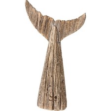 Primitives by Kathy Rustic Whale Tail Sitter Wood Beach House Decor Coastal Med