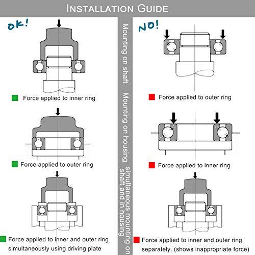 for Polaris Ranger 900 1000 XP Wheel Bearings 2013-2019 Front and Rear (4) 