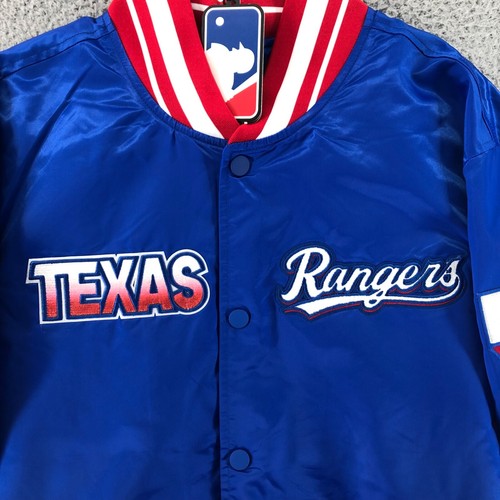 Texas Rangers Pro Standard Official Licensed MLB Blue Bomber Jacket Men's 2XL - Picture 6 of 15