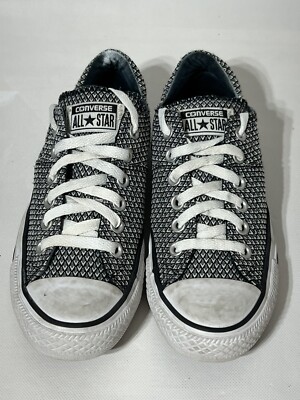 Converse Black and White Slip-On Shoes A15936C_A_08X1.jpg?sw=406&  main image 4