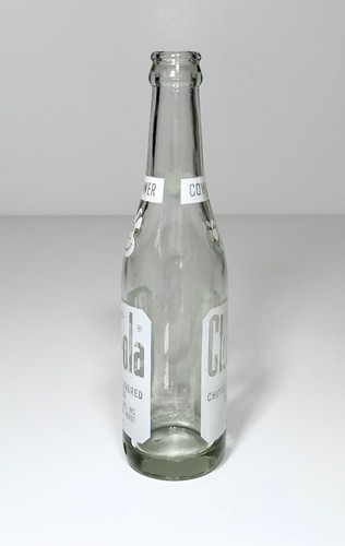 CHOC-OLA FLAVORED CHOCOLATE BEVERAGE CLEAR GLASS 9 OZ BOTTLE PAINTED LABEL1980s - Picture 4 of 5
