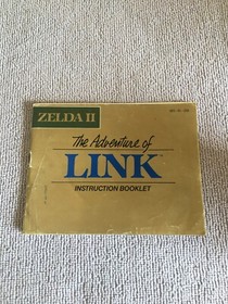 Zelda 2 II: The Adventure of Link Gold (Nintendo NES 1988) TESTED/Authentic