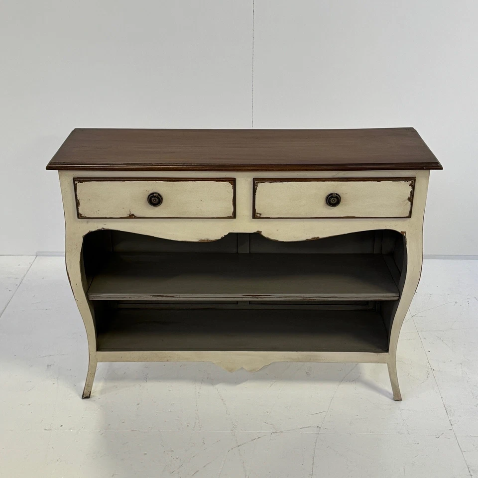 BOOKCASE—Provençal Style rustic timber bookcase - image 2 of 4