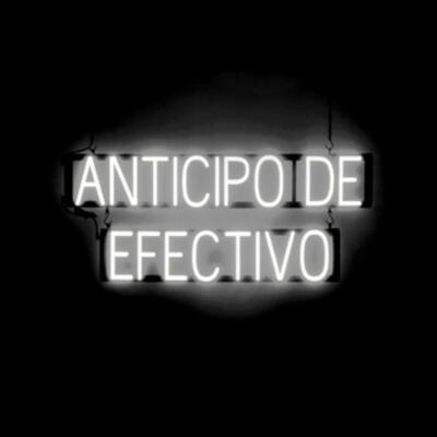 SpellBrite ANTICIPO DE EFECTIVO Sign | Neon Look, LED Light | 36.0'' x 15.0''