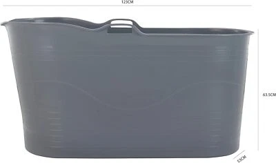 Fimous Bathtub Adults Freestanding Bath for Hot Bath Ice Bath for Small Bathroom