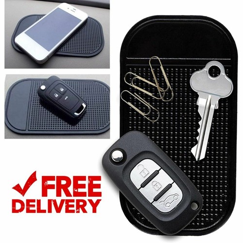 Alfombrillas para salpicadero de coche negras antideslizantes adhesivas para teléfono alfombrilla antideslizante montaje celular - Imagen 1 de 16