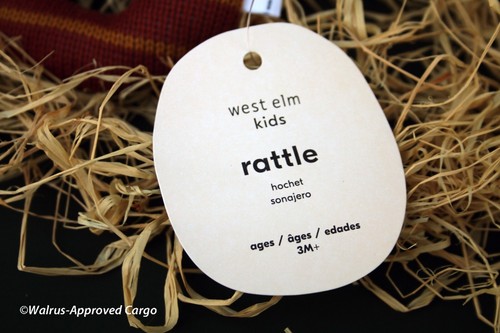 WEST ELM KIDS BABY LION RATTLE -NIB- GIVE THE LITTLE ONE A ROARING GOOD TIME! - Picture 6 of 7