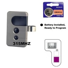 Sears Craftsman 139.53753 3 Button Garage Door Opener Remote Control 315mhz