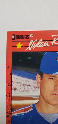 1990 Donruss # 659 Nolan Ryan 5000 K's EXTREMELY RARE Error Card