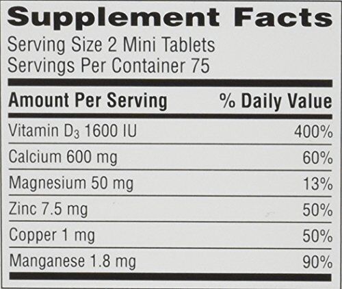 Minis 600 Plus D3 Plus Minerales Calcio y Vitamina D Suplemento Comprimidos, Bon... - Imagen 12 de 12
