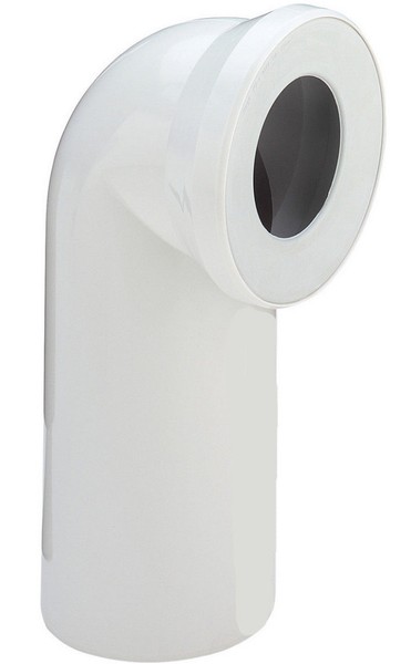 Sanit Wc Anschlussbogen Weiss 90° 110 Mm X 230 Mm Anschlussstutzen AbflußBogen-image