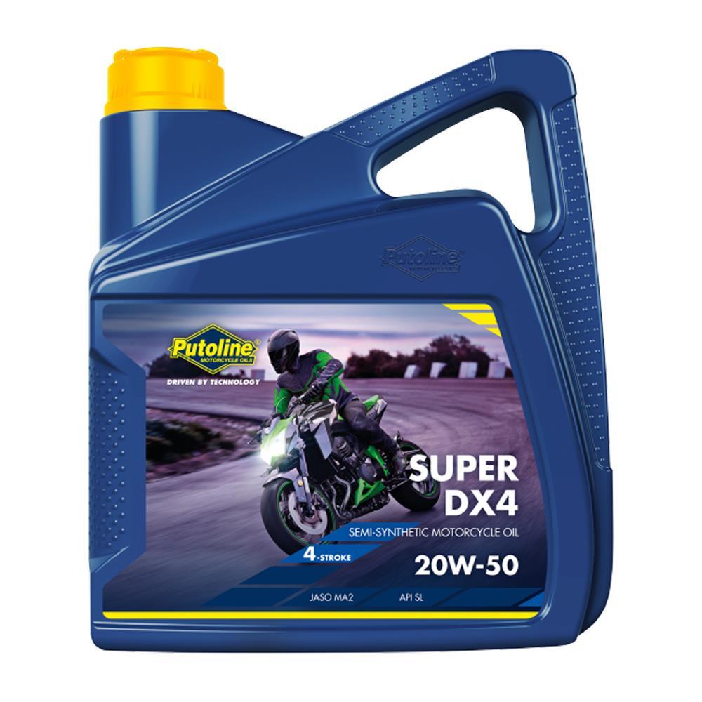 Putoline Super DX4 20w50 4T Semi Synthetic Motorcycle Oil 4 Litre 4L 4 Stroke