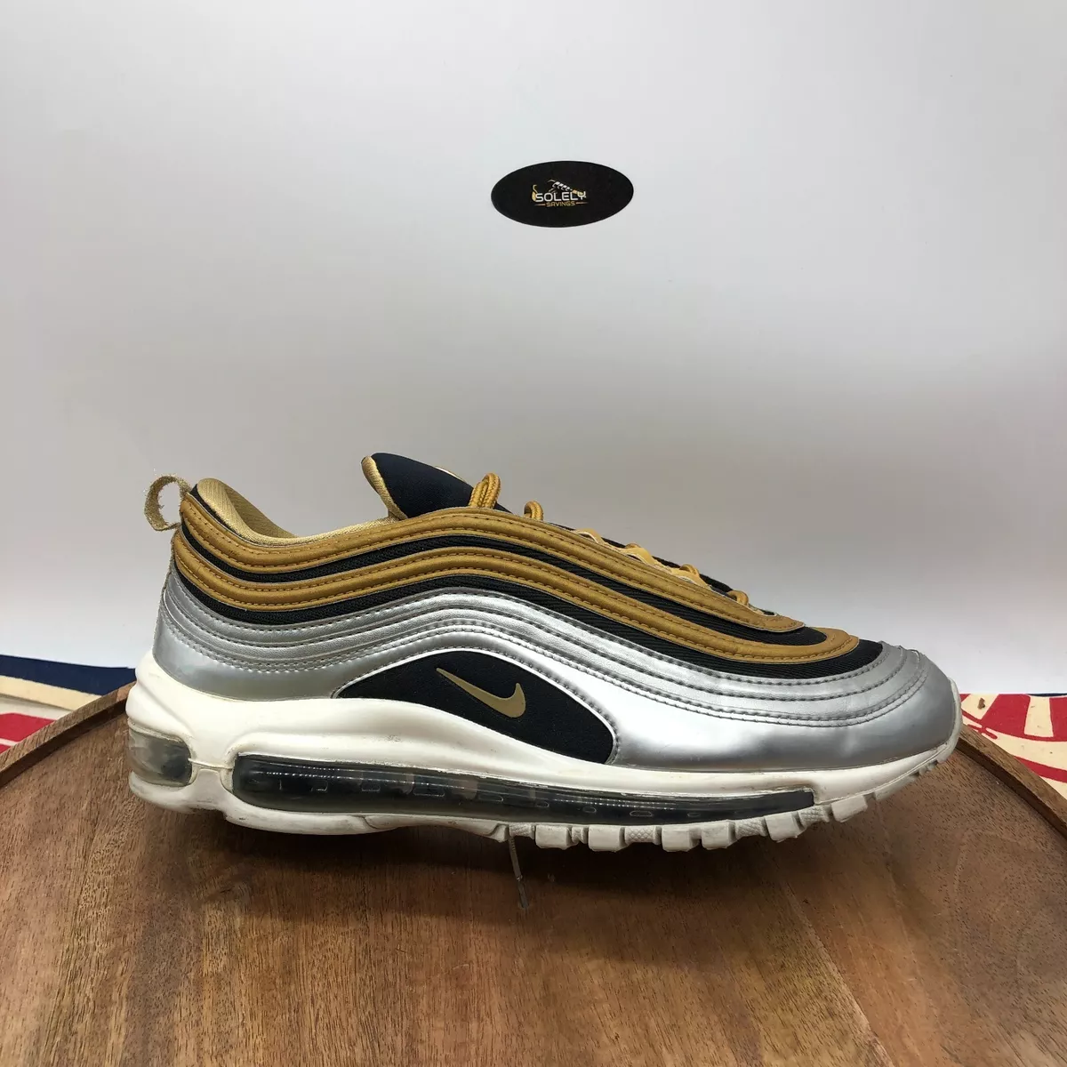 Nike 97 gold silver sale