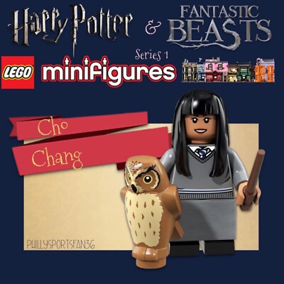 Lego Cho Chang 71022 Harry Potter Fantastic Beasts Series Minifigure Owl Uniform