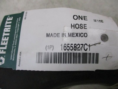 1655827C1 NEW FLEETRITE INTERNATIONAL UPPER RADIATOR HOSE  