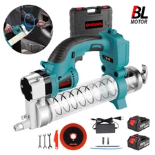 21V Cordless Grease Gun 10,000 PSI Brushless Electric Grease Gun With 2 Battery