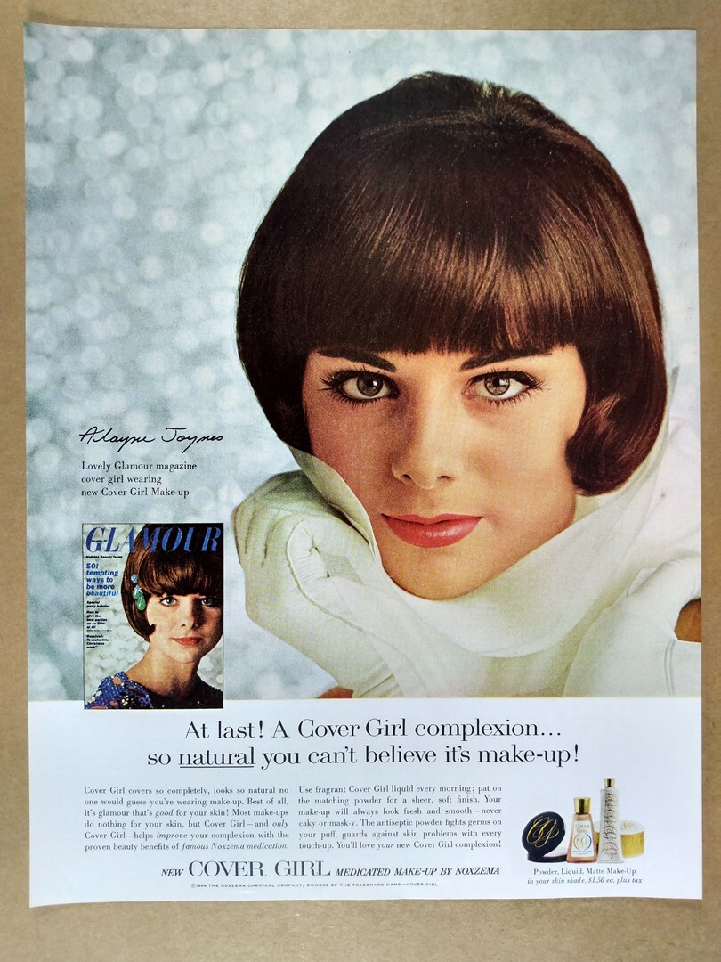 1964 Cover Girl Make-Up model photo vintage print Ad | eBay