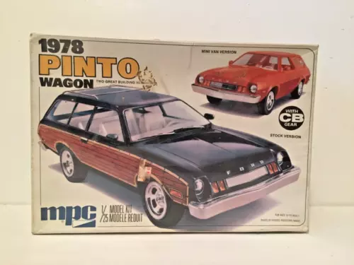 Sealed Vintage MPC 1/25 Scale 1978 Ford Pinto Wagon Model Kit #1-7828 (1977)