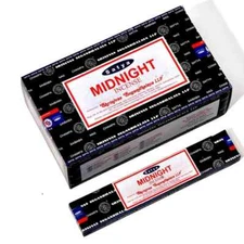 Satya Nag Champa Masala Incense Sticks Natural Midnight Fragrance Agrabatti 180g