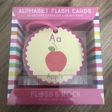 Floss & Rock Alphabet Flash Cards Age 3+ BNIB