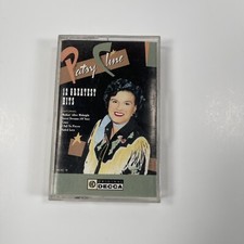 Patsy Cline 12 Greatest Hits Audio Cassette Tape 1988 Vintage