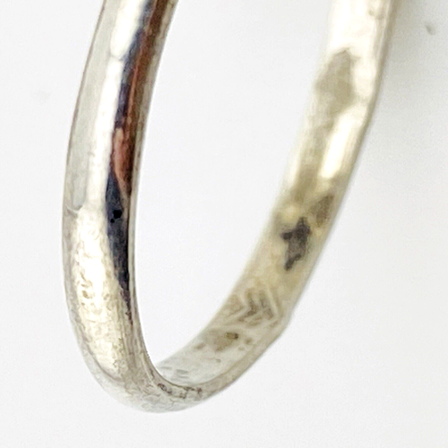French Art Deco Ring Cultured Button Pearl Marcasite Sterling Silver Signed Sz 7 - Picture 11 of 14