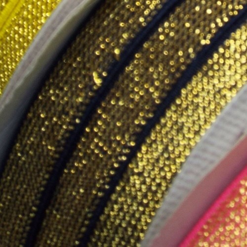 Elastic Silver Gold Lurex Glitter Strong 12mm 20mm Stretch 1 2 4m+ 22 COLOUR 096 - Picture 16 of 32