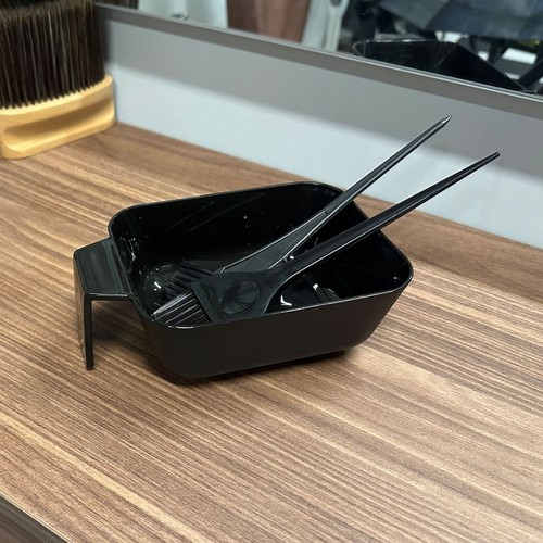 Large-capacity Square Hair Dye Bowl Silicone Mixer Coloring Tools Home - Picture 12 of 12